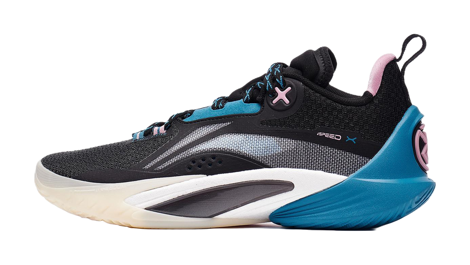 LiNing Speed 10 Cushioning Slip Resistant Abrasion Resistant Breathable Low top Basketball Shoes Mens Black  VJSNEAKER