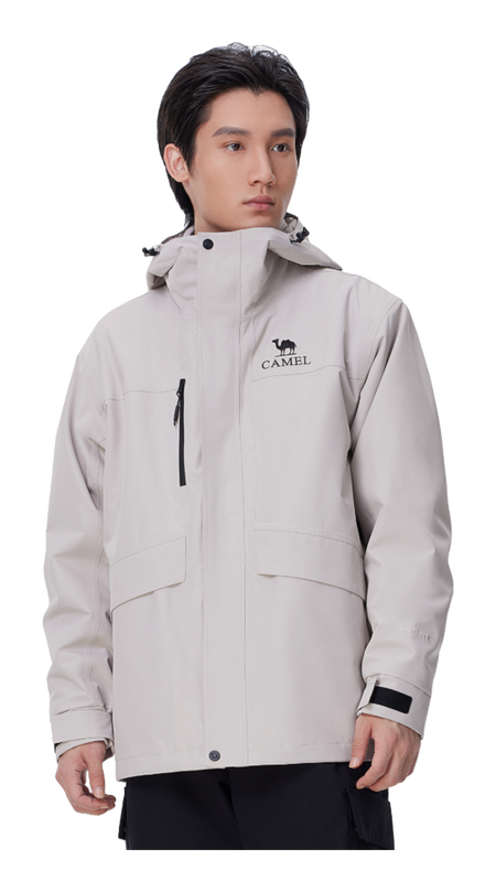 CAMEL All weather Windbreaker Jacket Mens  vjsneaker.com