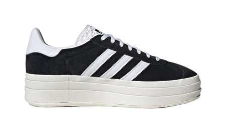 Adidas Wmns Gazelle Bold Black White Womens  vjsneaker.com