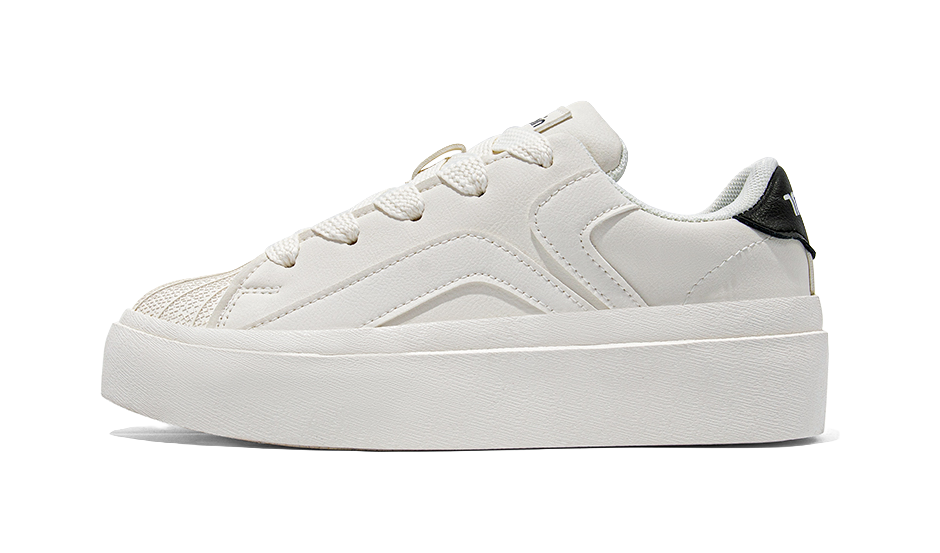 TUOPIN Pie Shoes Couple's Shell Head Slip Resistant And Breathable Low top Skateboard Shoes Unisex 