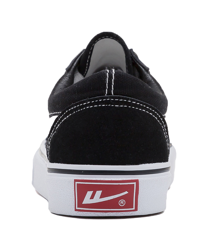 Warrior Slip Resistant, Abrasion Resistant, Breathable, Lightweight Low top Canvas Shoes Unisex Black White 