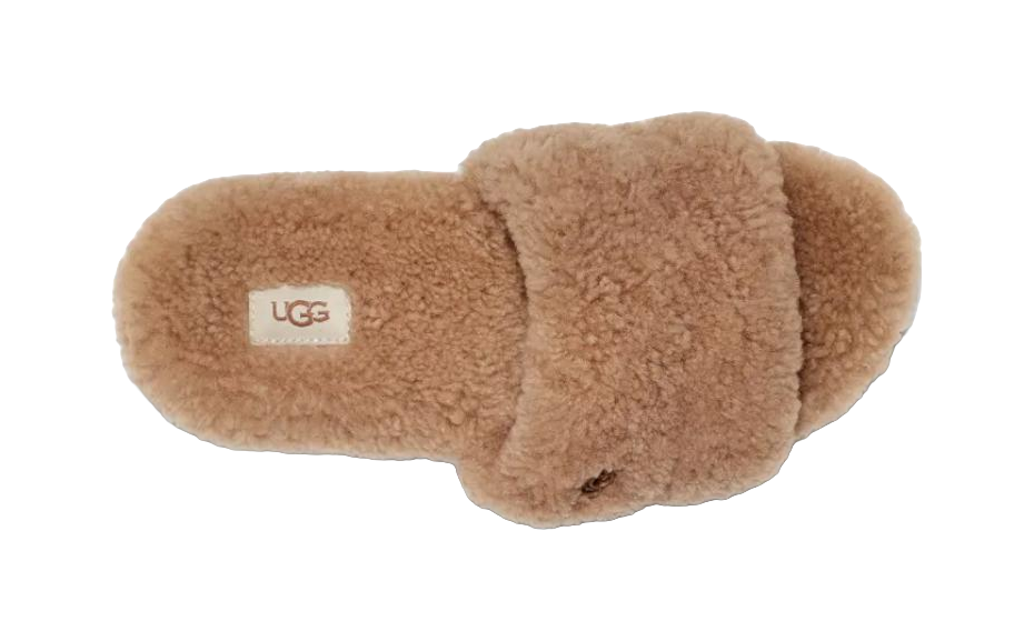 UGG Cozetta Curly Slide Chestnut Womens  vjsneaker.com