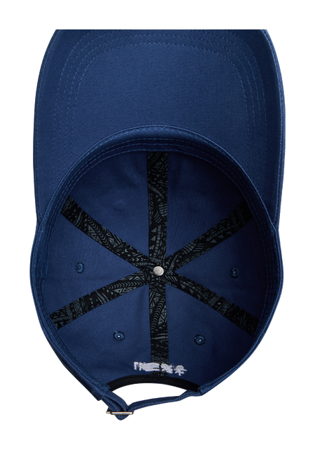 Anta Irving Series Fabric Baseball Caps Unisex Dark Cerulean  vjsneaker.com