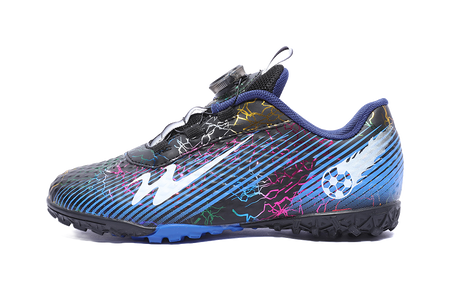 Binary Comfortable Low top Kids Soccer Shoes Blue Black Kids  vjsneaker.com