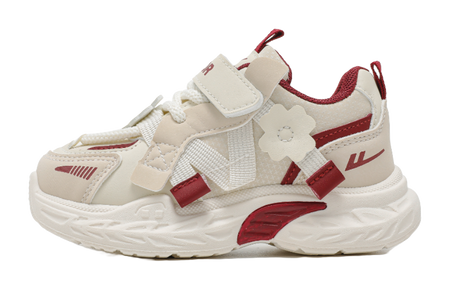 Warrior girls' sports shoes made of synthetic leather, comfortable, versatile, wear-resistant, lightweight, shock-absorbing, low top, girls' casual shoes for children  VJSNEAKER