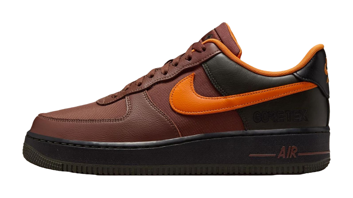 Nike Air Force 1 Breathable Low top Skateboard Shoes Unisex Brown  vjsneaker.com