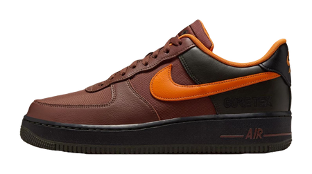 Nike Air Force 1 Breathable Low top Skateboard Shoes Unisex Brown  vjsneaker.com