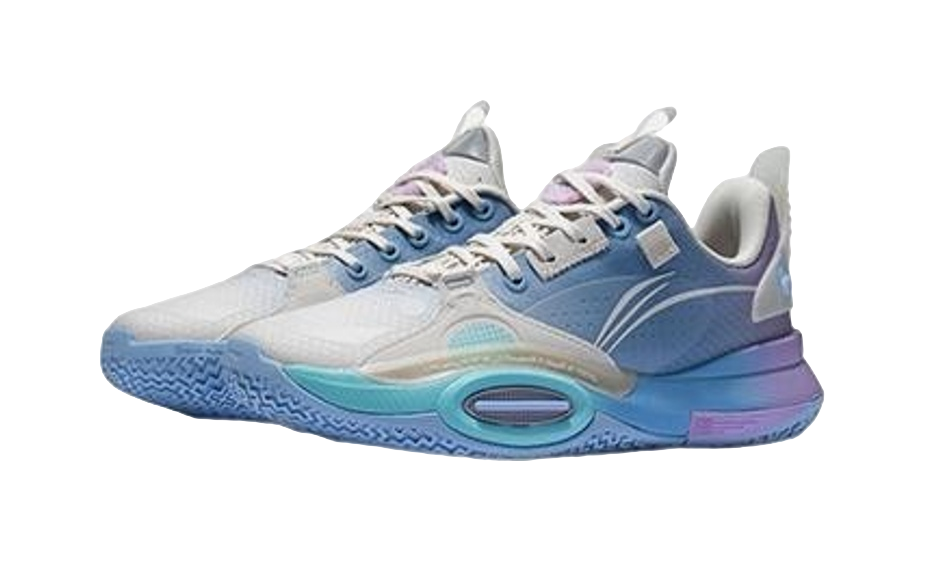 Li Ning YOUNG Low top Childrens Basketball Shoes Blue  VJSNEAKER