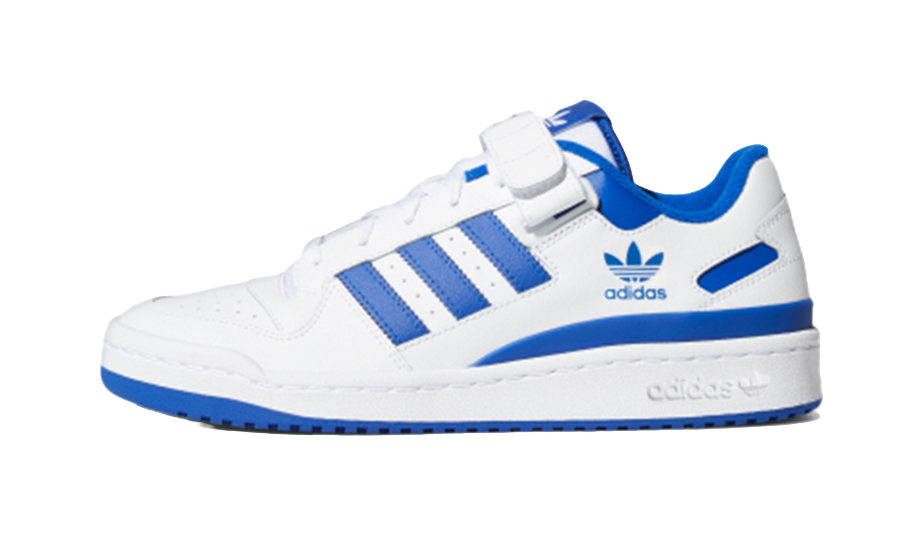 Adidas Originals Forum Low White/Royal sneakers  vjsneaker.com