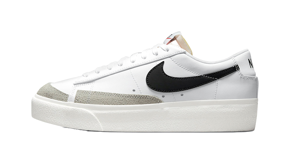 Nike Blazer Low Platform White Black Womens  VJSNEAKER