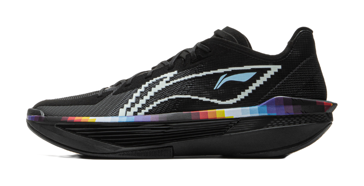 LiNing ULTRALIGHT Cushioning, Slip Resistant, Abrasion Resistant, Rebound Grip Low Top Basketball Shoes Mens Black  VJSNEAKER