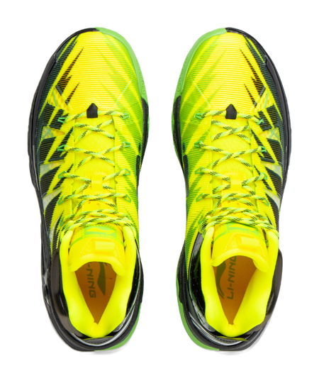Li Ning Jie Ao 2High Basketball Shoes Mens High top Yellow Black  VJSNEAKER