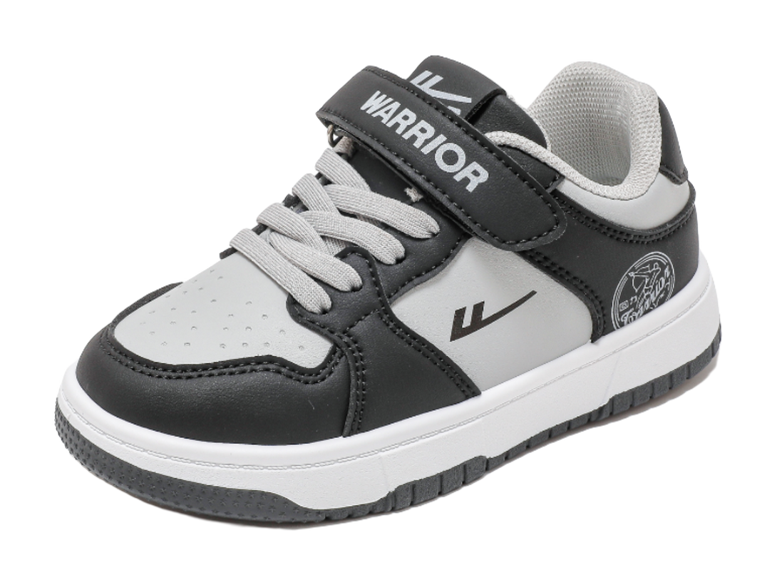 Warrior Boys Athletic Shoes Aj Breathable Lightweight Cushioning Low top Skateboard Shoes Kids 