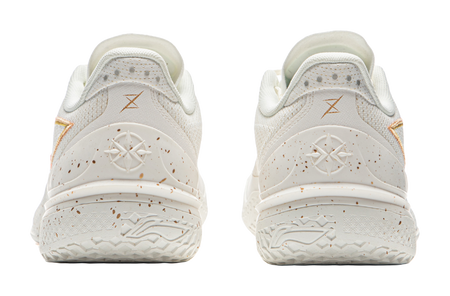 LiNing Knife 5 Slip Resistant Coverage Lightweight Rebound Low top Performance Basketball Shoes Mens White Gold  VJSNEAKER