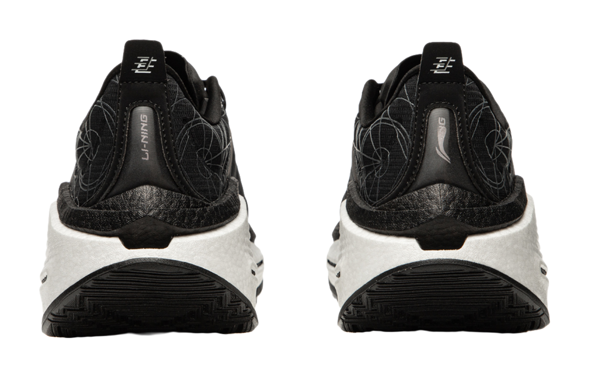 Li Ning Shadow 3 Essential Cushioning Support Rebound Low top Running Shoes Mens Black  VJsneaker