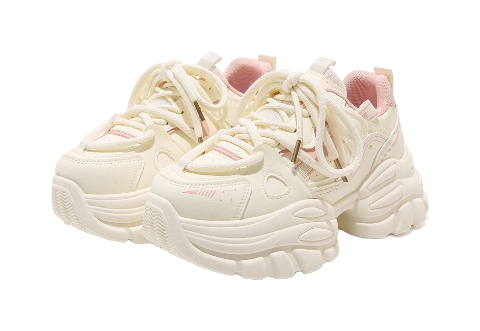 Warrior Abrasion Resistant Height Increasing Low top Chunky Sneakers Women's 