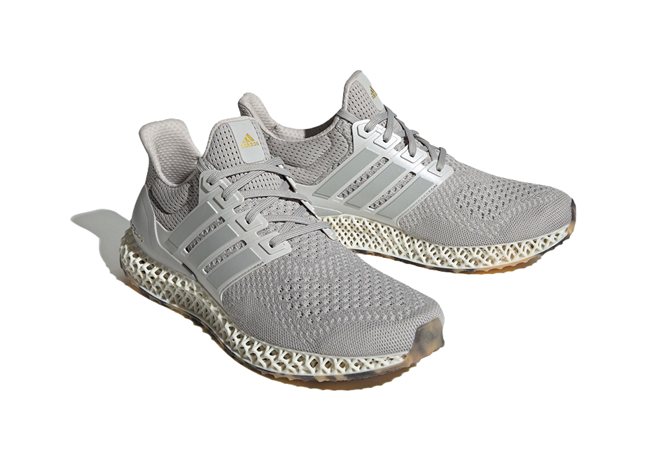 adidas Ultra 4D Grey Gold Metallic Womens  vjsneaker.com