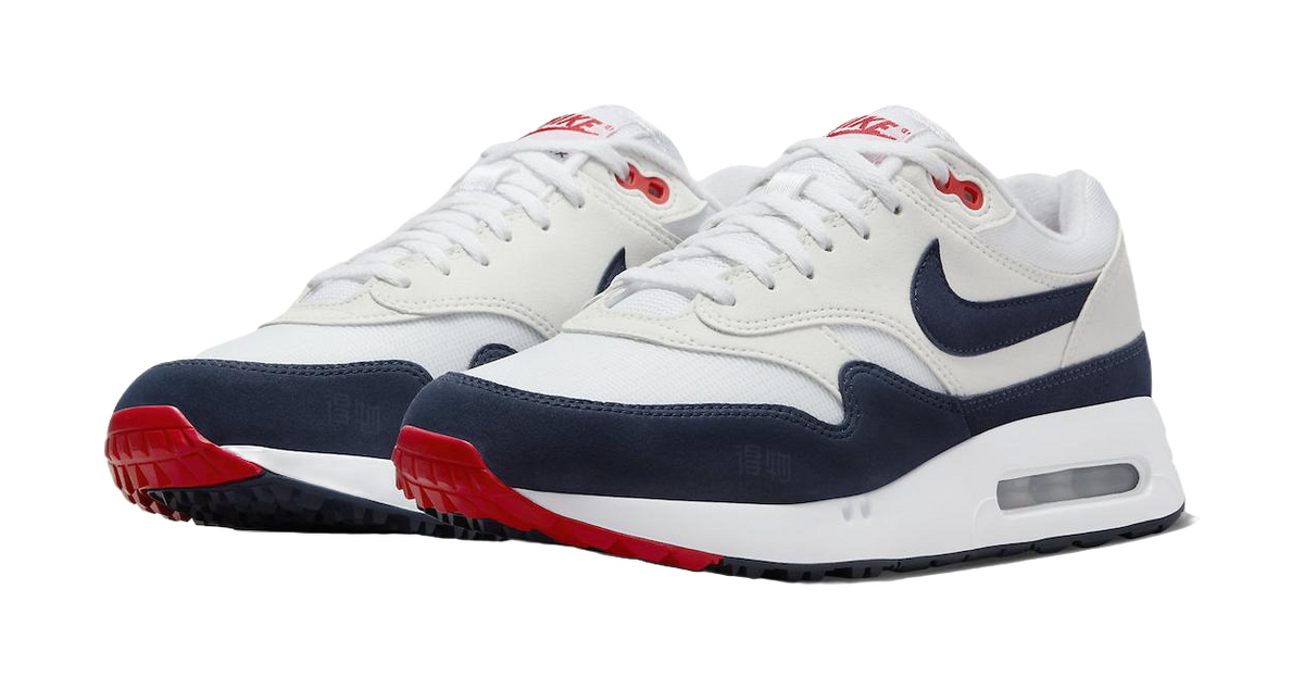Nike Air Max 1 86 Og Golf Midnight Navy Track Red  vjsneaker.com