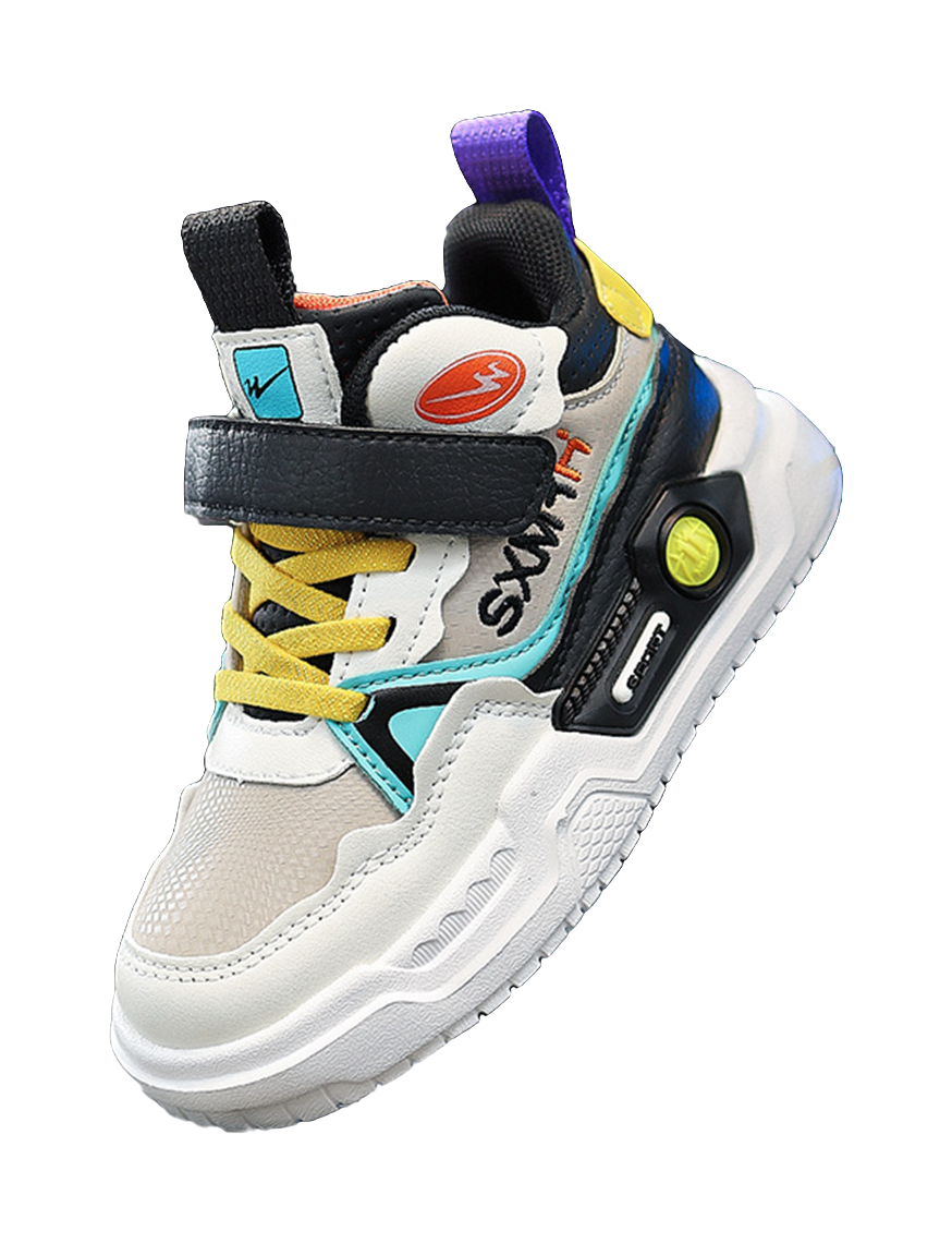 Binary Slip Resistant, Abrasion Resistant, Rebound, Lightweight Cushioning Casual Shoes Kids  VJSNEAKER