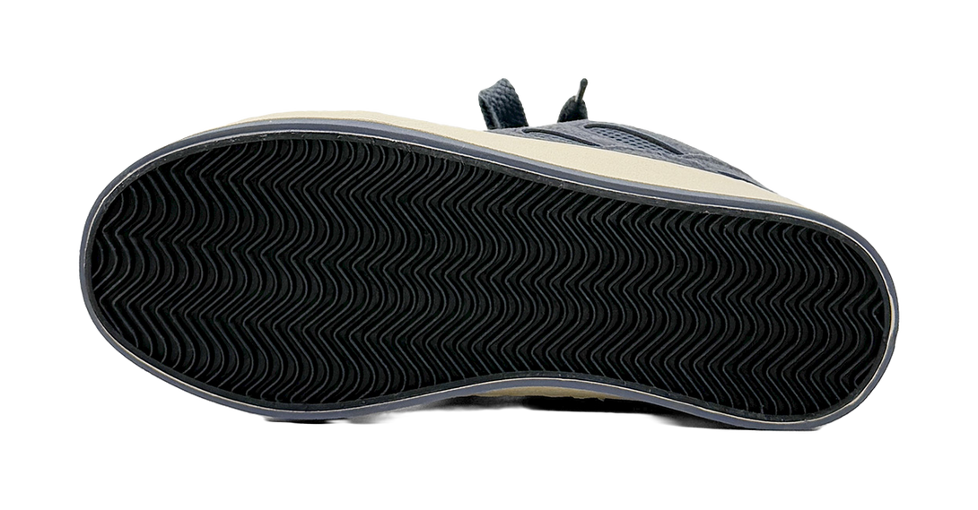 HUANQIU Slip Resistant Abrasion Resistant Low top Skateboard Shoes Men's Haze Blue 