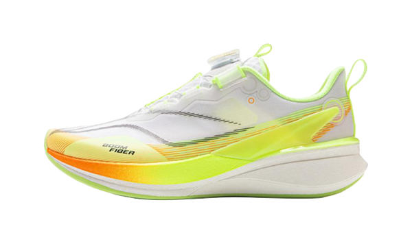 LINING YOUNG Red Hare 8 PRO Anti Slip Wear Resistant Low Top Kids' Running Shoes White Yellow 