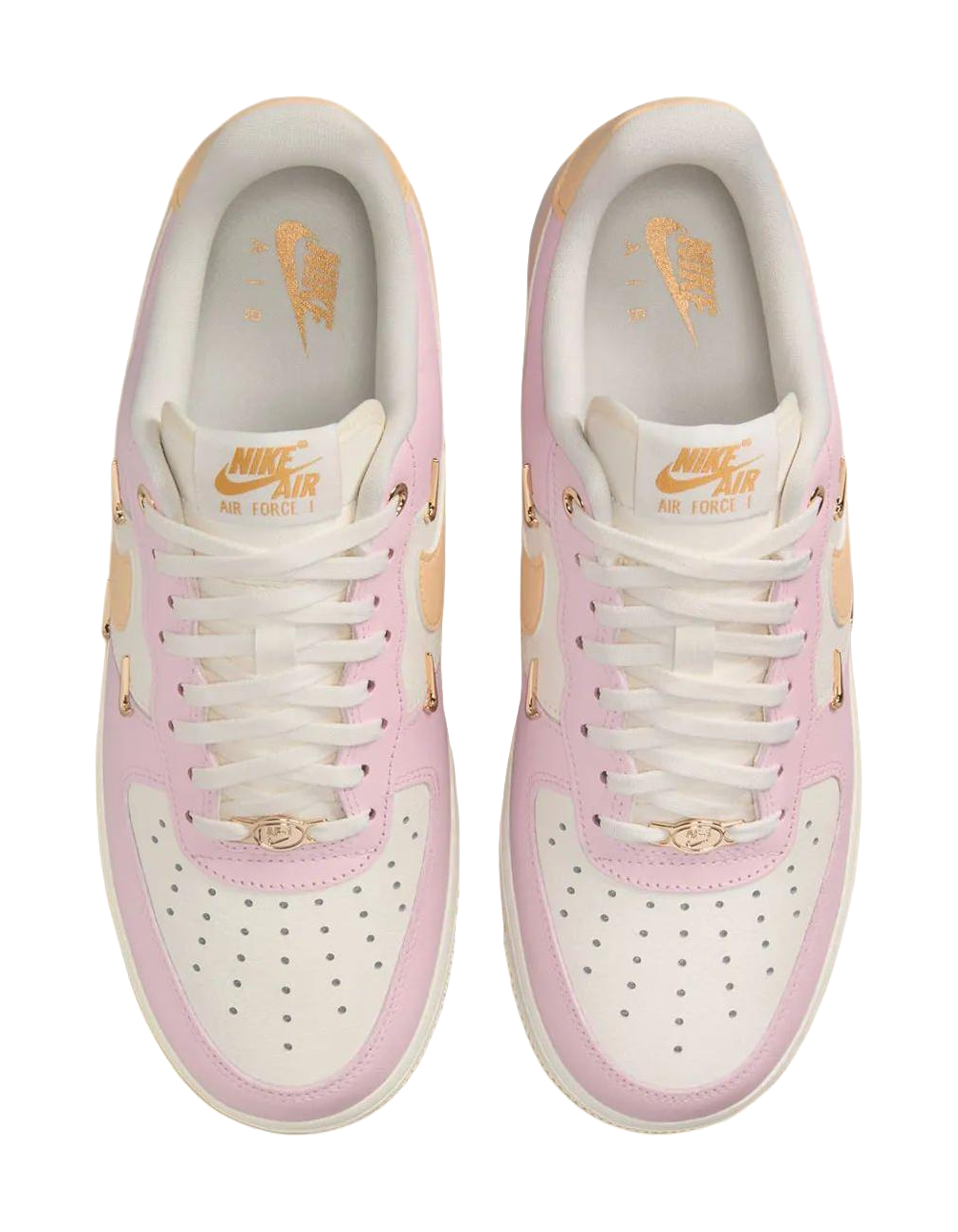 Nike Air Force 1 Low 07 Lx Pink Foam Mini Swoosh Womens  vjsneaker.com