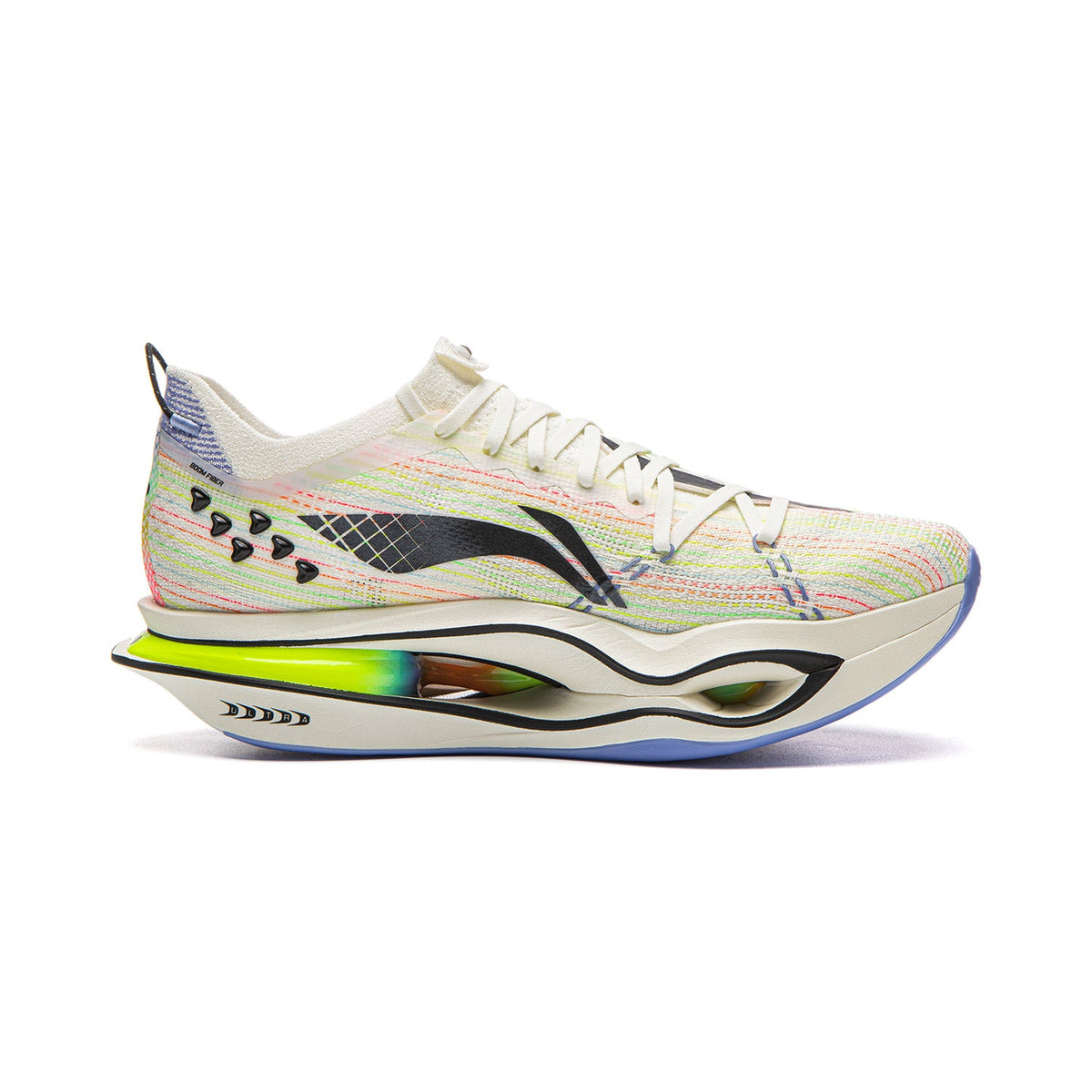 Li-Ning Feidian 6 ULTRA "Dazzlingly Brilliant" ARMW005-8 - Running Shoes Unisex Champagne White