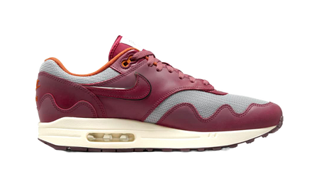 Nike Air Max 1 Patta Waves Rush Maroon Without Bracelet  vjsneaker.com