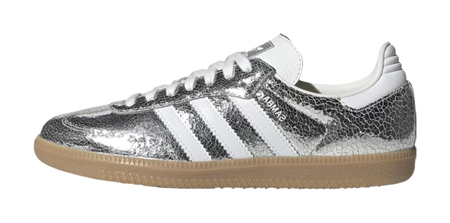 Samba Wmns Adidas Originals Og Cracked Metallic Pack - Silver Womens  vjsneaker.com