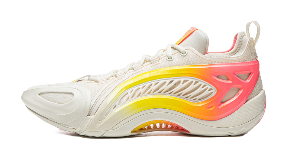 Li Ning BadFive Air 1 Super Low top Outdoor Basketball Shoes Mens Ecru