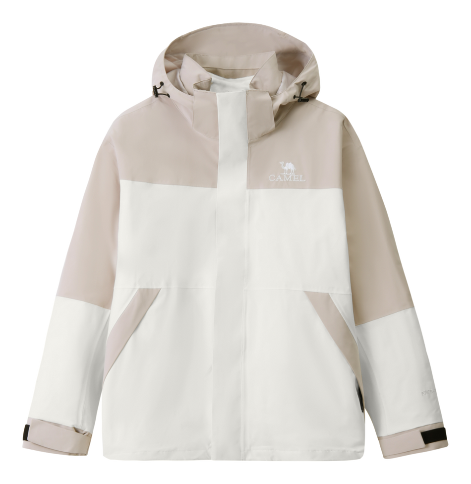 CAMEL Hiking Outdoor Adventure Waterproof, Windproof, Breathable, Abrasion Resistant, Thermal Windbreaker Jacket Unisex  vjsneaker.com