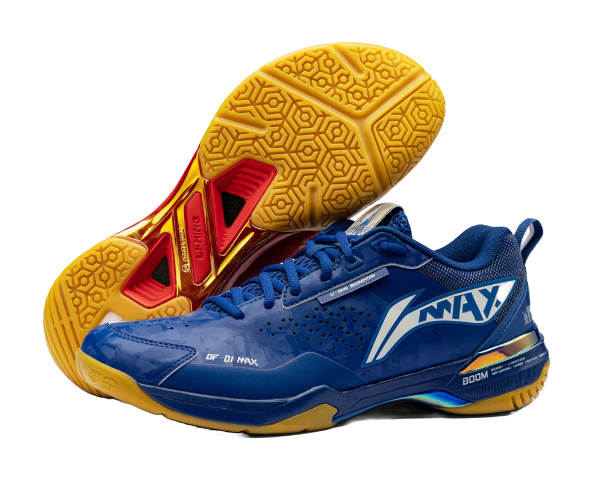 Li-Ning Blade X DF-01 Max "Mismatched" AYAU005-2 - Badminton Shoe Unisex Blue/Red