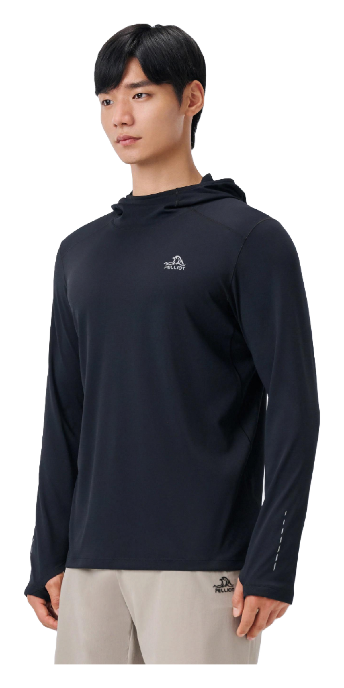 Boxi and PELLIOT City Outdoor Fast Drying Breathable Comfortable Antibacterial Running Fitness Clothing Sweat Absorbing and Moisture wicking Sports Top Bottom Versatile Long Sleeve Sweatshirt T-shirt for Men's Daily Commuting  vjsneaker.com