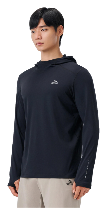 Boxi and PELLIOT City Outdoor Fast Drying Breathable Comfortable Antibacterial Running Fitness Clothing Sweat Absorbing and Moisture wicking Sports Top Bottom Versatile Long Sleeve Sweatshirt T-shirt for Men's Daily Commuting  vjsneaker.com