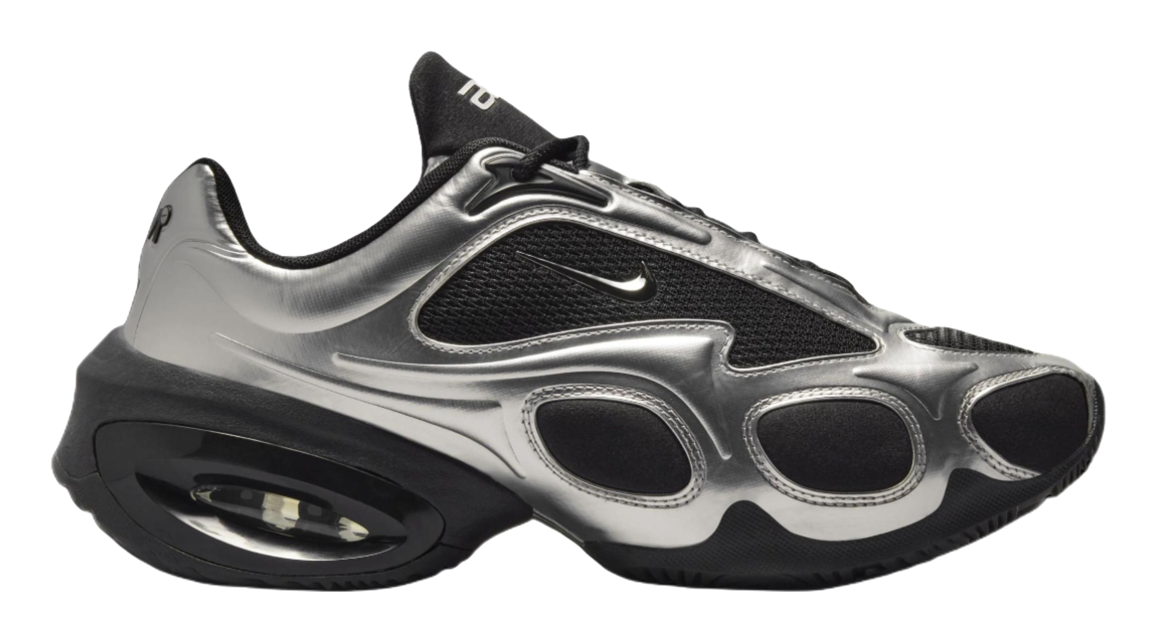 Nike Air Max Muse Black Metallic Silver Womens  vjsneaker.com