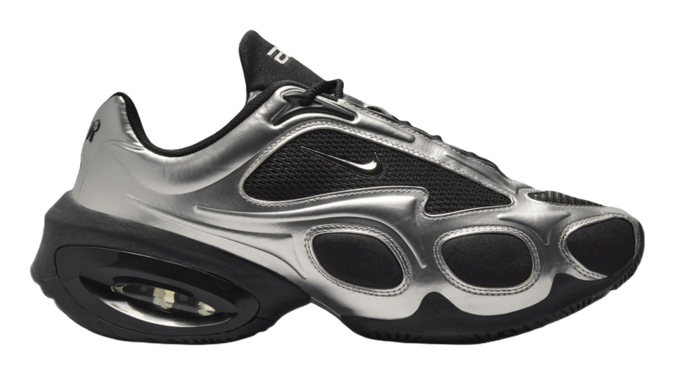 Nike Air Max Muse Black Metallic Silver Womens  vjsneaker.com