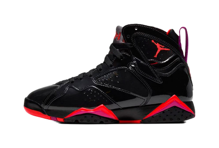 Jordan 7 Retro Black Patent Womens  vjsneaker.com