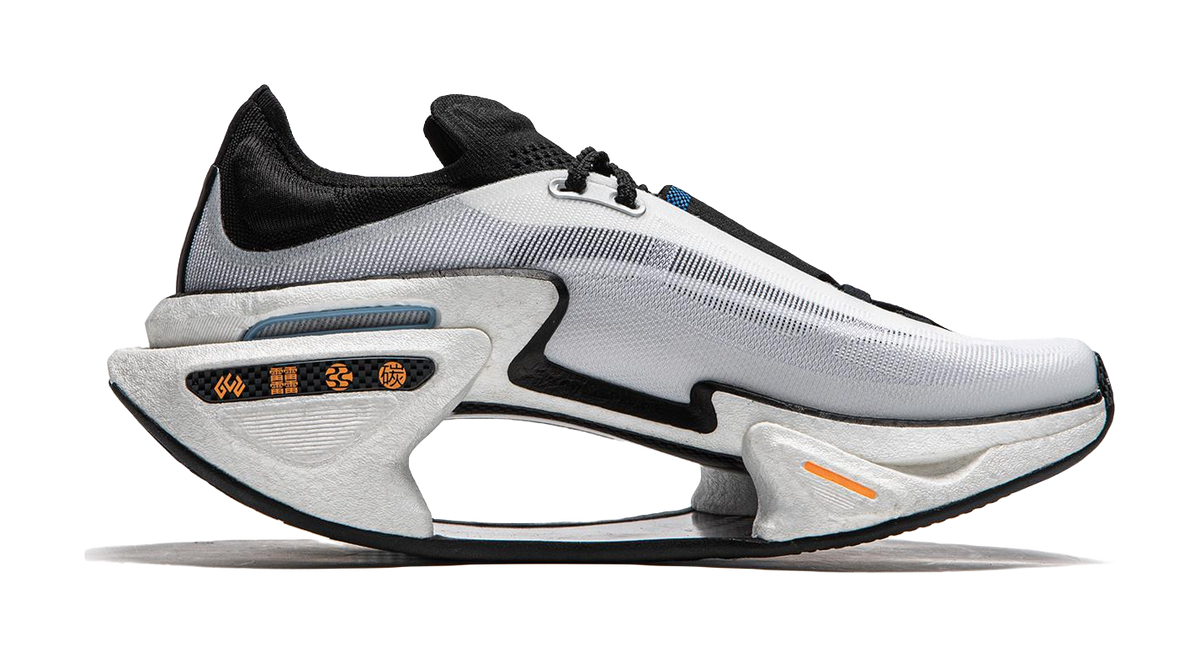 Li Ning Shadow 3.0 Low top CloudTec Long Distance Running Sprint Running Shoes Unisex Black White  VJsneaker