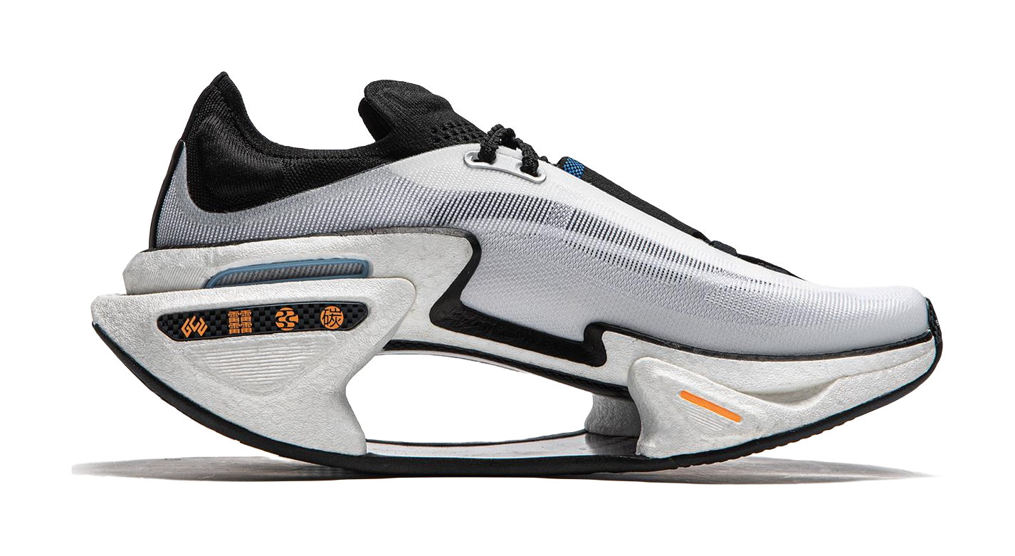 Li Ning Shadow 3.0 Low top CloudTec Long Distance Running Sprint Running Shoes Unisex Black White  VJsneaker