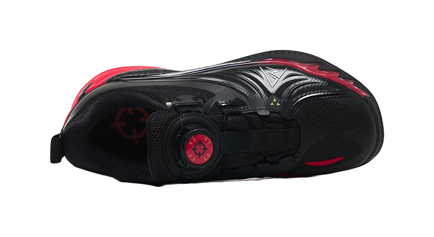 RigoreR Reeves Series, Reeves Third Generation AR3 Fire Color Matching, Shocking Technology, Anti slip, Shock Absorbent, Wear resistant, Low cut Basketball Shoes for Children  VJSNEAKER