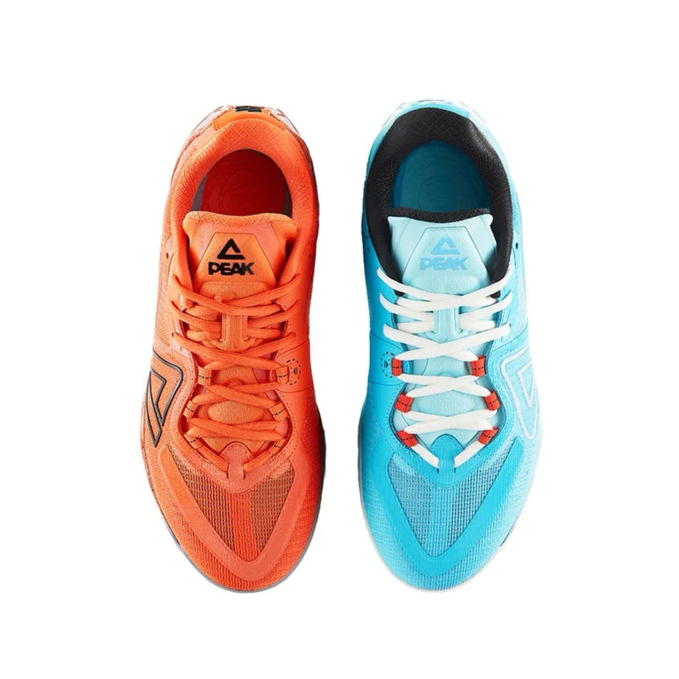PEAK Wu Shuang Supreme "Blue Orange Mismatched" DA521001 - Basketball Shoe Unisex Blue Orange  VJsneaker