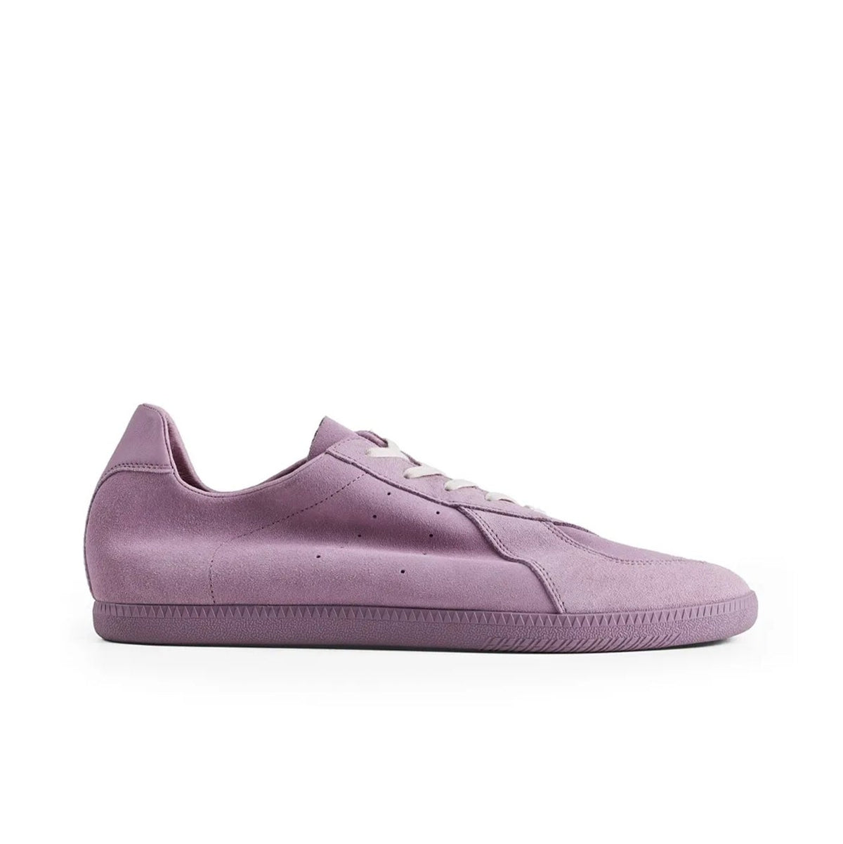 A single low-top sneaker in a dusty mauve-purple color, shown from the side against a plain white background. The image appears to be a screenshot from a shopping app, with black bars at the top and bottom and text below reading 'Blewit 5265'.